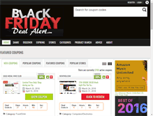 Tablet Screenshot of blackfridaydealalert.com